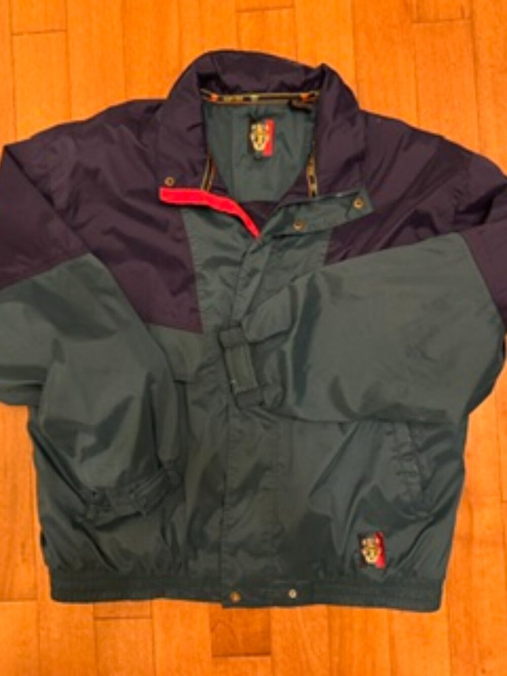 Vintage Sun Ice Colour Block Windbreaker Jacket